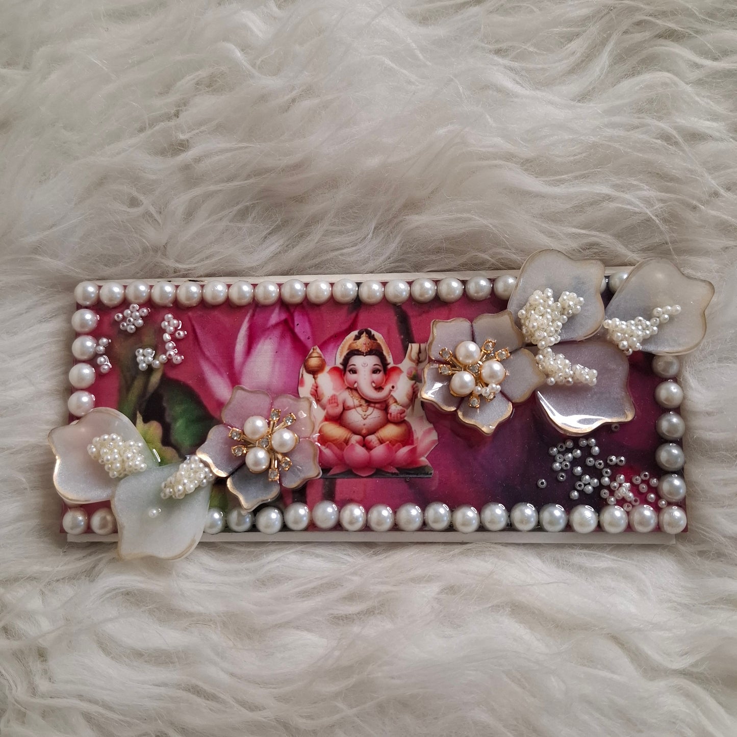 Best Wishes Ganesha - Envelope (Red) set of 5