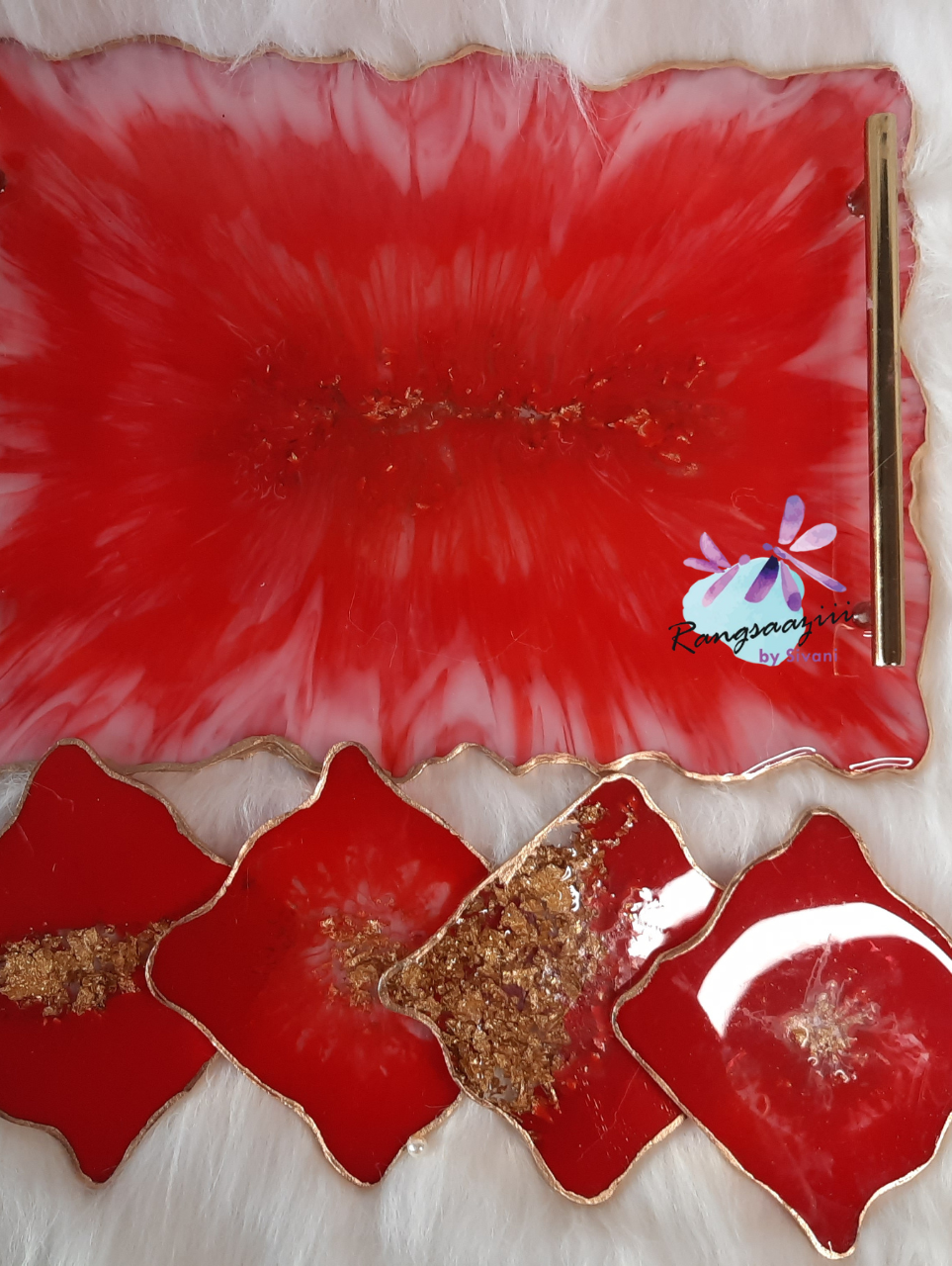Rangsaazii Resin Tray For Home