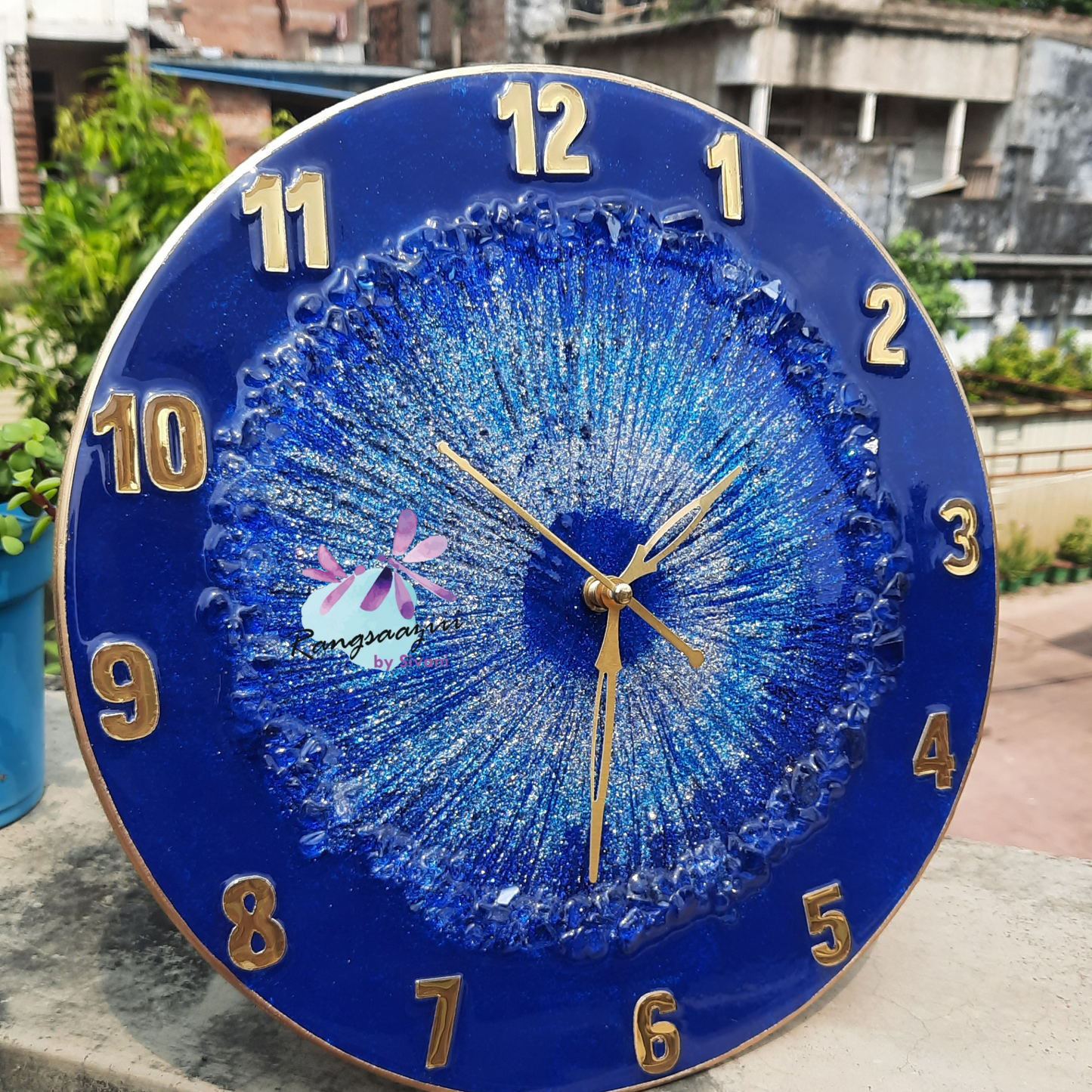 Resin Evil eye wall clock Wall Clock