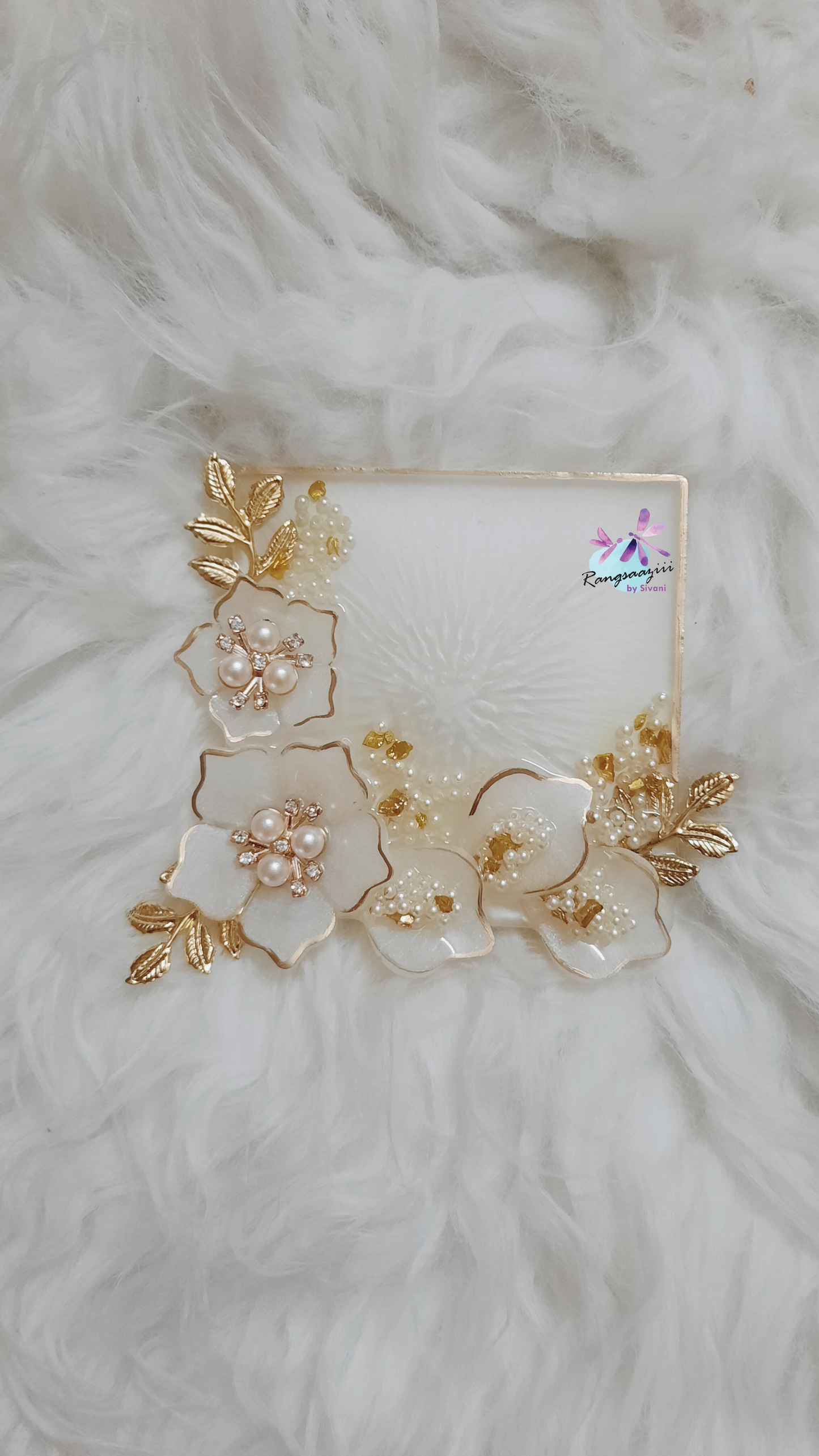 Rangsaazii Beautiful Gold Coin platters (set of 4)