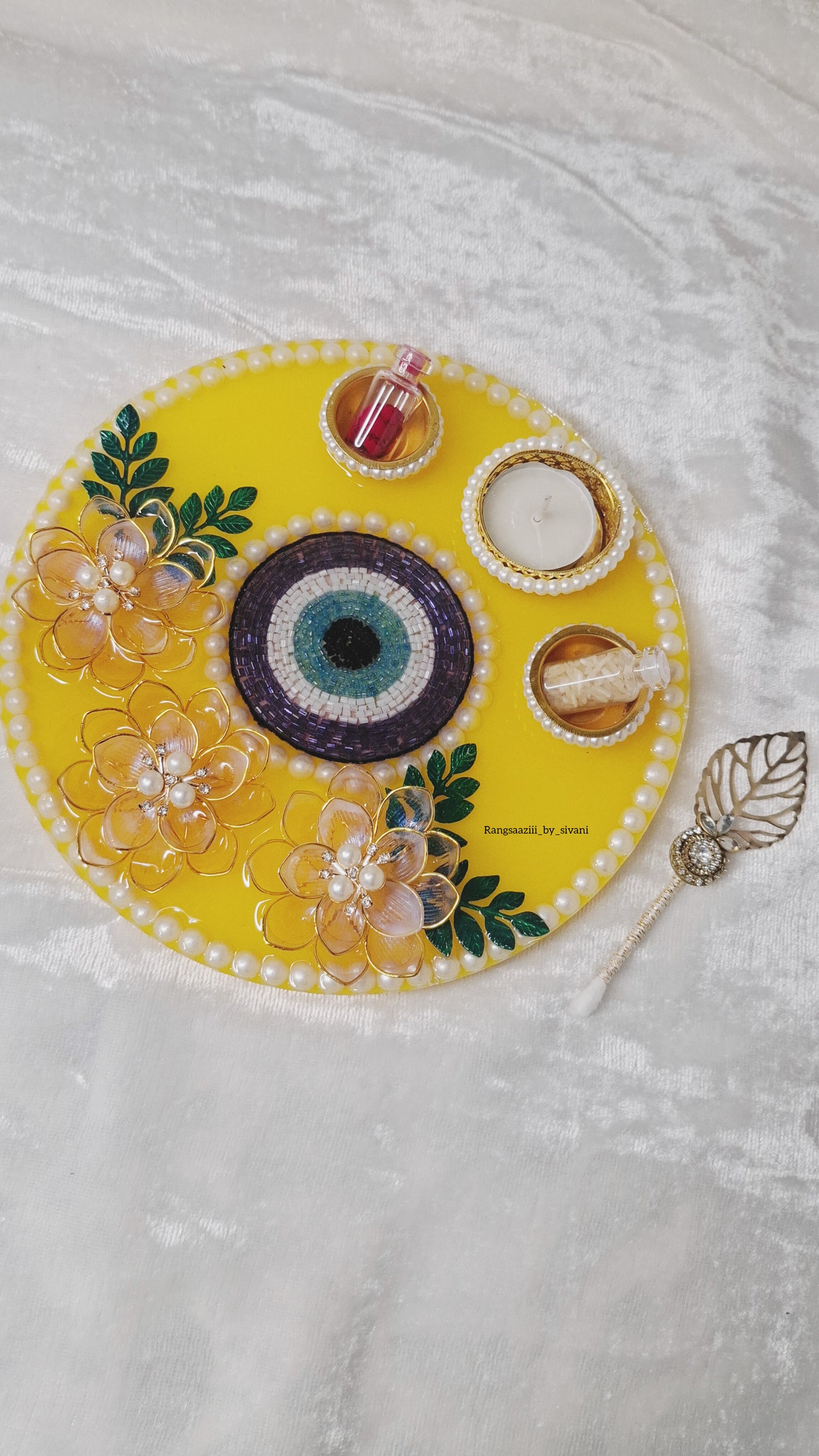 Evil eye platter