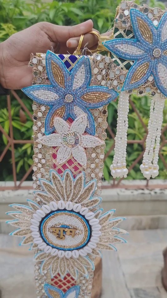 Evil  eye toran with side hangings