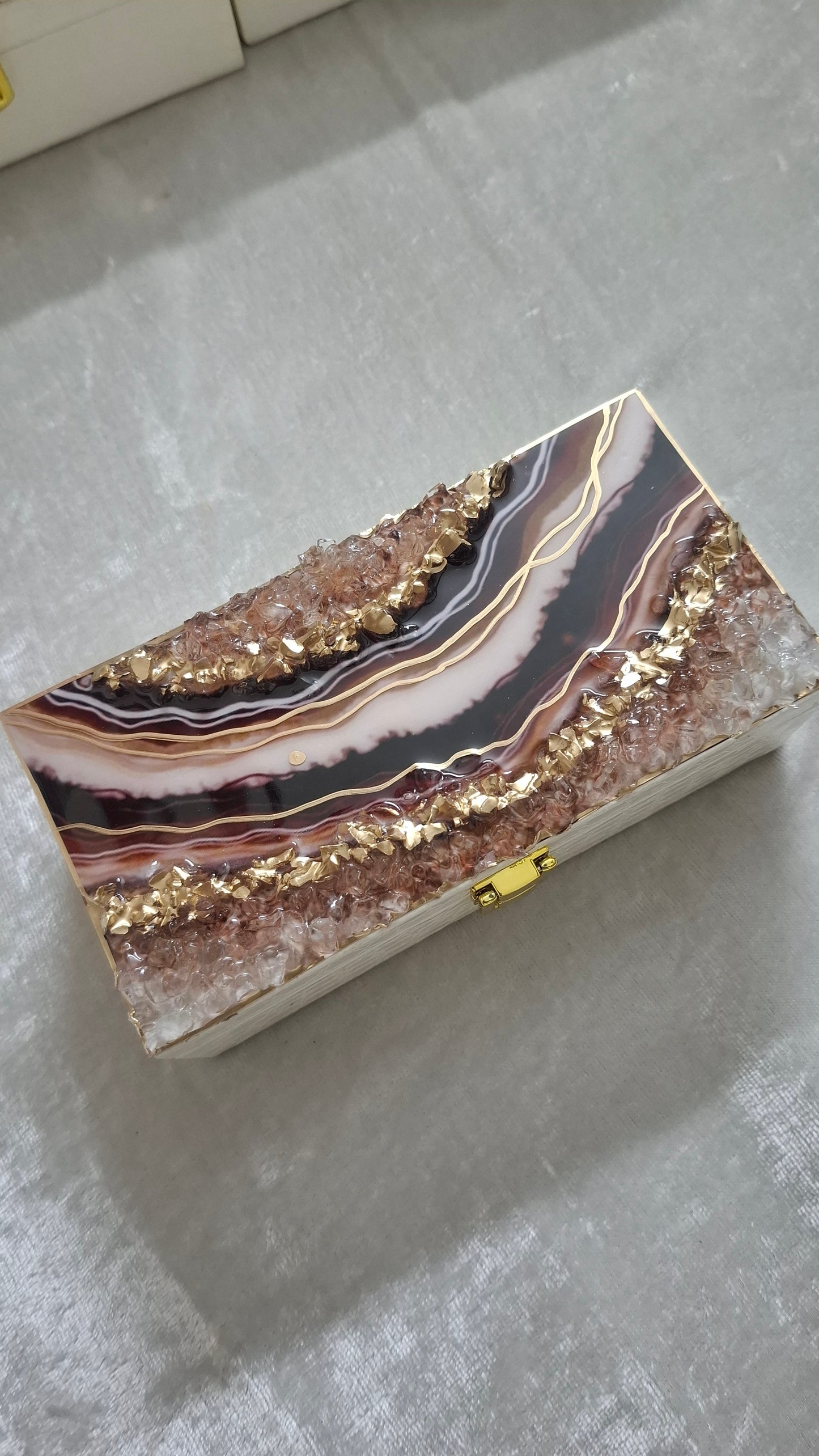 Cash / gift box ( geode art)