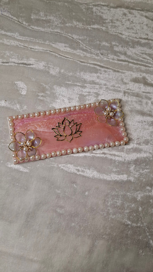 Pink lotus envelope (set of 5)