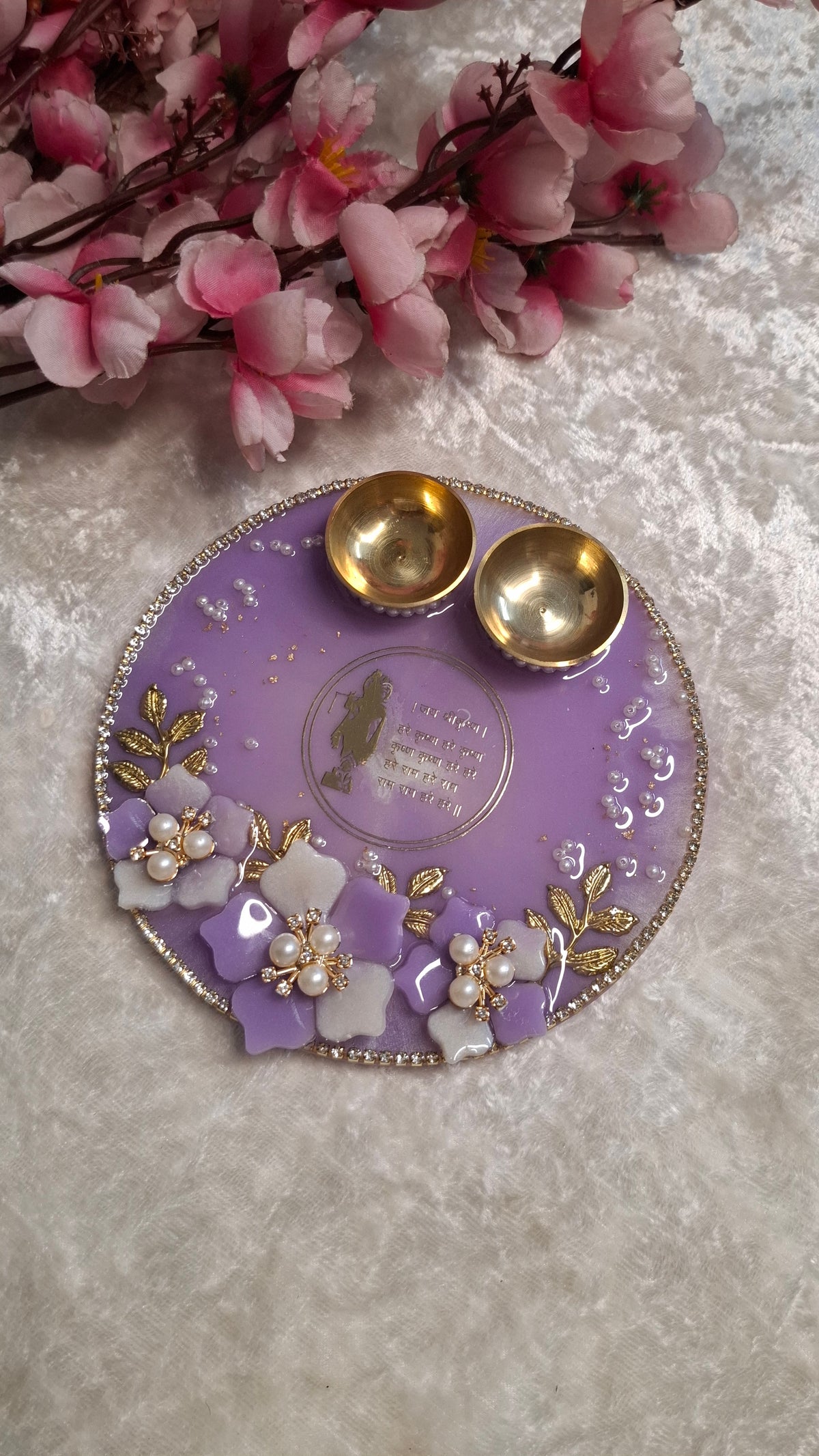 Hare Krishna Tilak platter