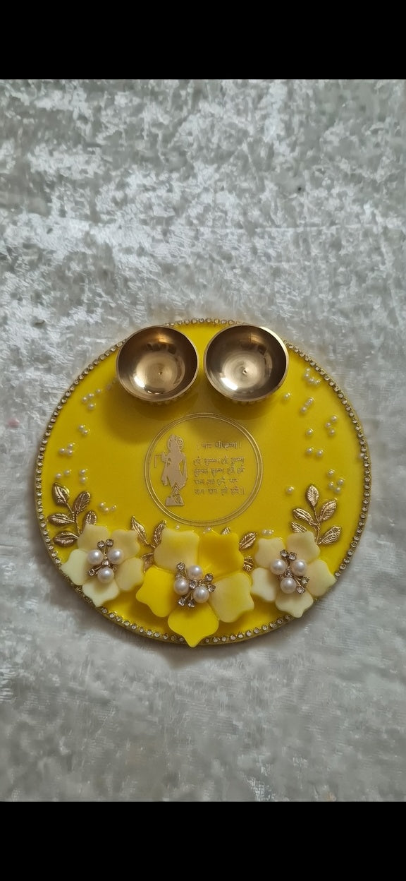 Hare Krishna Tilak platter